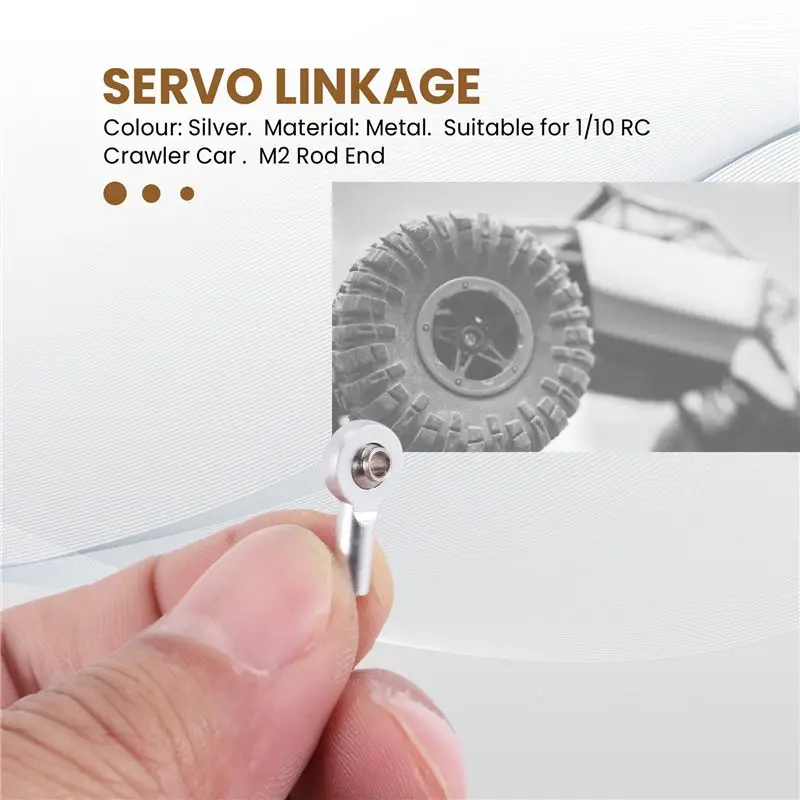 T84C-10Pcs المعادن M2 التعادل قضيب نهاية وصلة كروية ربط الكرة رئيس ل HSP Tamiya Mini 4WD RC سيارة شاحنة الزاحف قارب طائرة