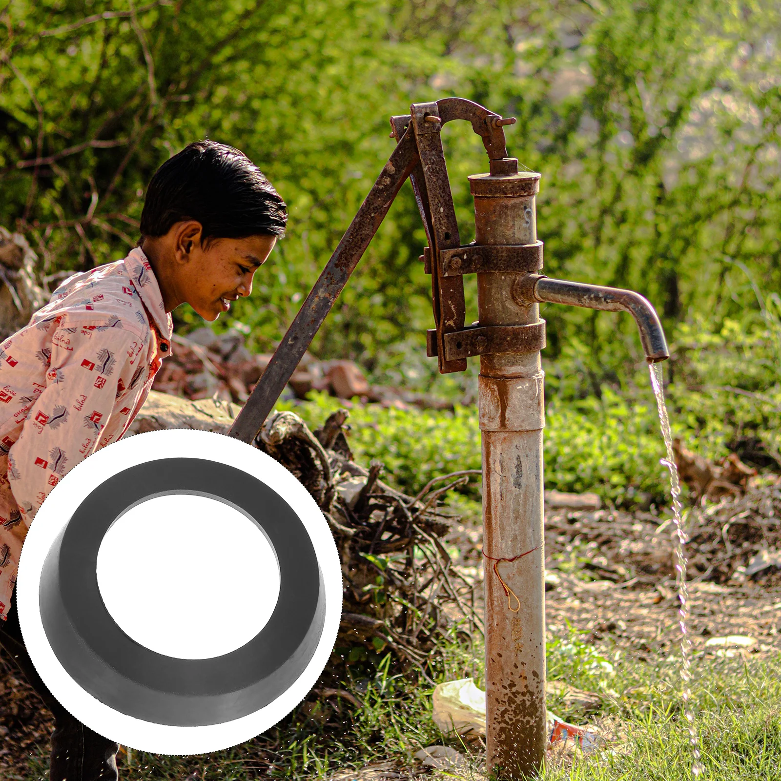 

6pcs Universal Cup Replacement For Well Hand Seal Water Accessories Durable Rubber Pump Seal Cup For 75Mm Manual Water