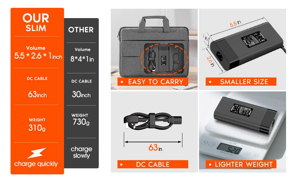 150 W 19,5 V 7,7 A AC Laptop Netzteil Ladegerät Für HP Zbook/Studio G3 G4 G5 G6 OMEN 15 17 Pavilion Gaming 15 17 Laptop Versorgung – Detail 8