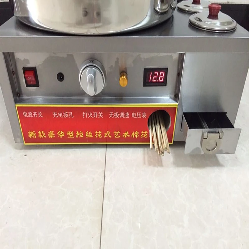 Cotton Candy Maker Factory Direct Selling Fancy Brushed/Electric Gas Cotton Candy Machine for Commercial Use