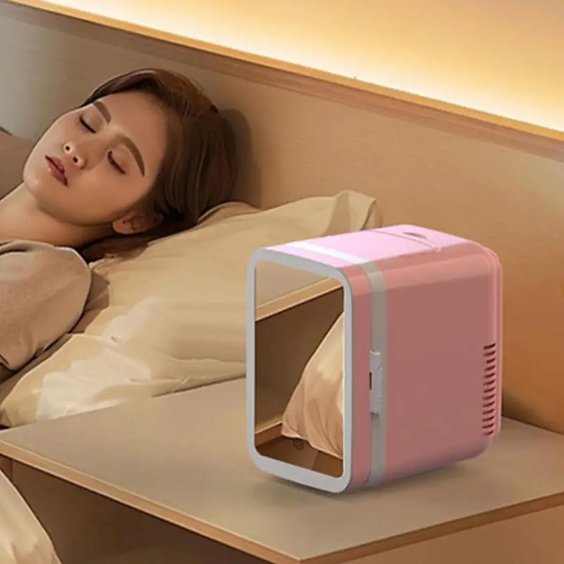 Multifunctional Beauty Refrigerator Skincare Refrigerator Charging Cooler And Warmer Fridge For Home Offices Living Room