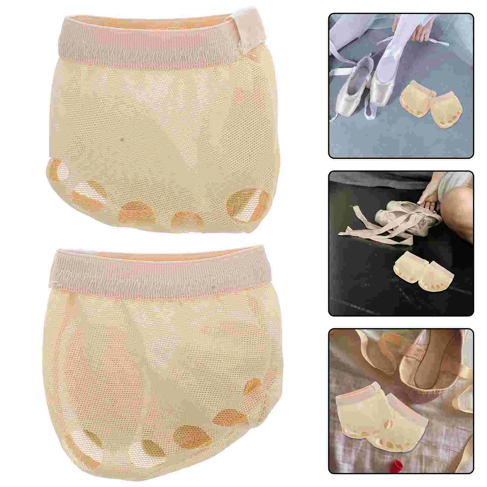 Dance Forefoot Cushion Metatarsal Socks Half Toe Bunion Sleeve Shoes Fitness Thong Paws Ballet Front Pad