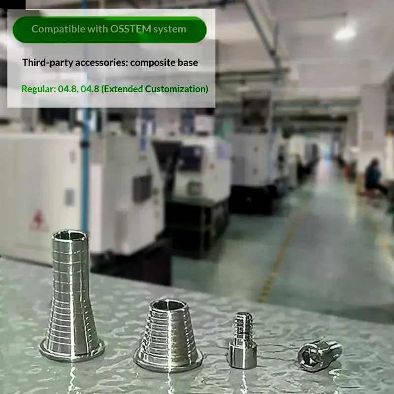Titanium Dental Implant Multi Ti Base Osstem Compatibility Premium For Dental Clinic Restoration Work Supplies
