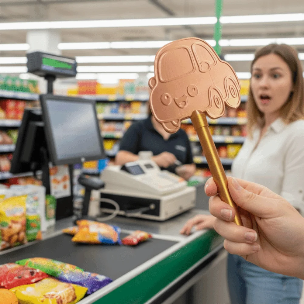 

Портативный 3D-печатный держатель для карт в виде волшебной палочки: забавный, декоративный, бесконтактный, для оплаты по касанию, милый, легкий, в форме звезды