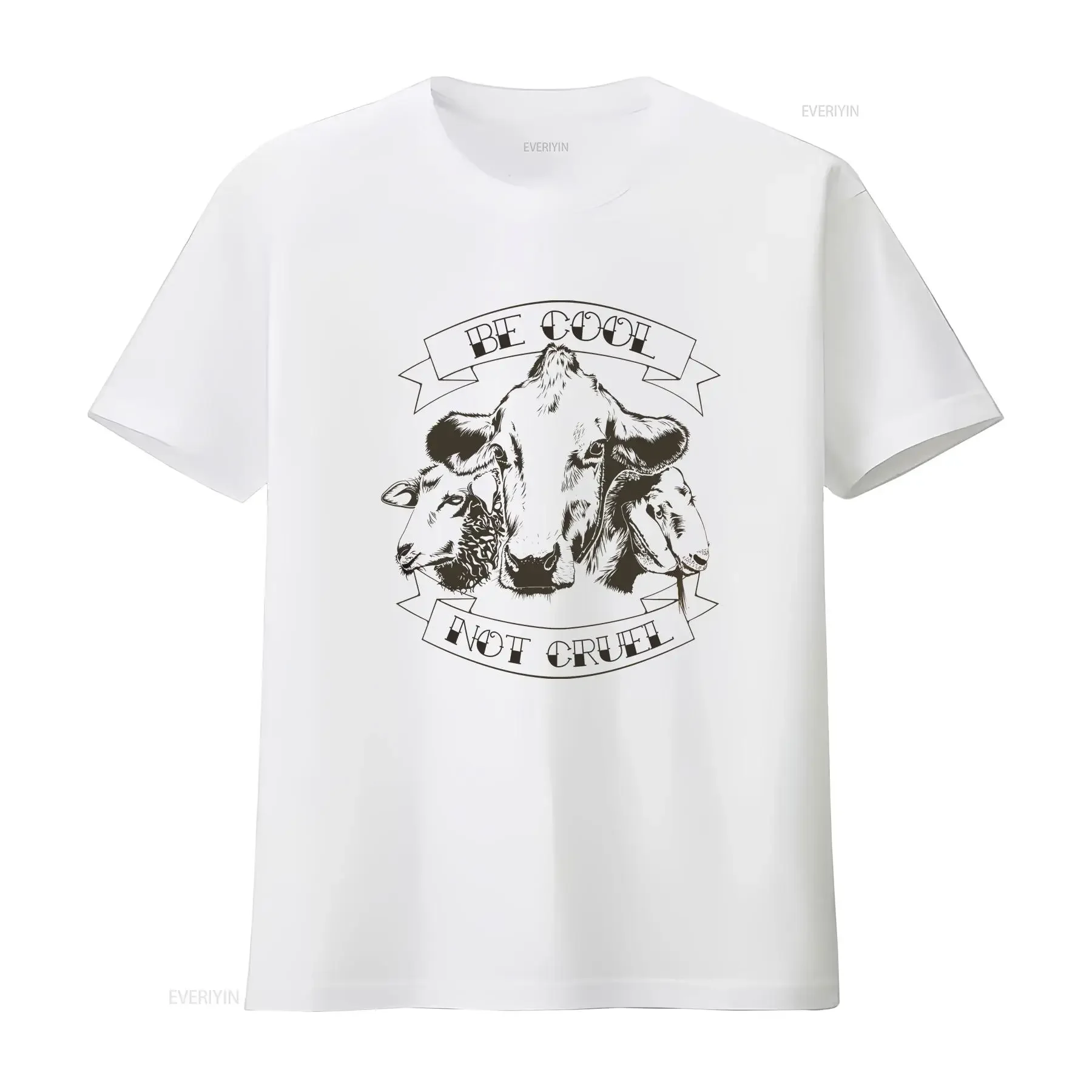 Cool Not Cruel T shirt Vegan Speciesism Dairy Free Apparel Plant Based Animal Rights liberation vintage Washed Stretched