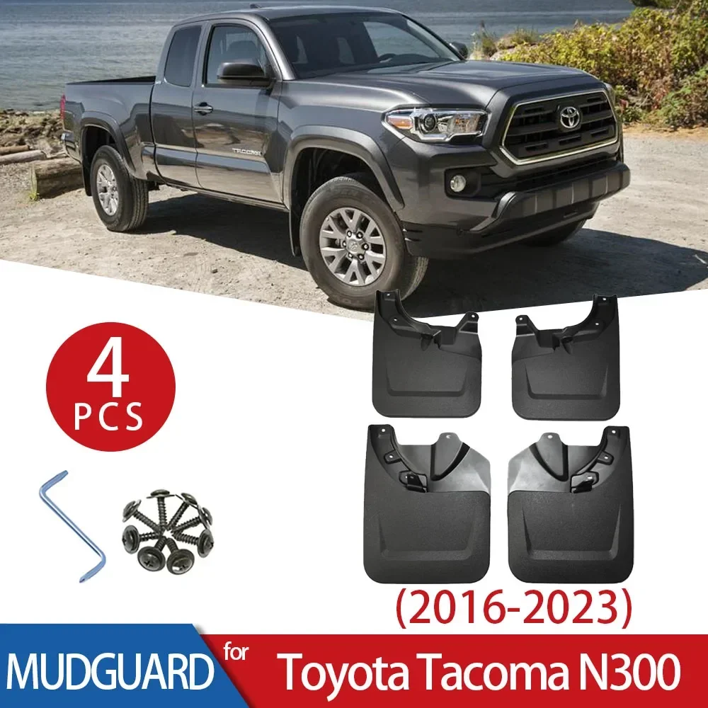 

Грязь спереди и сзади для Toyota Tacoma N300 2016 2017 2018 2019 2020 2021 2022 2023 брызговики на колеса брызговик автомобильные аксессуары