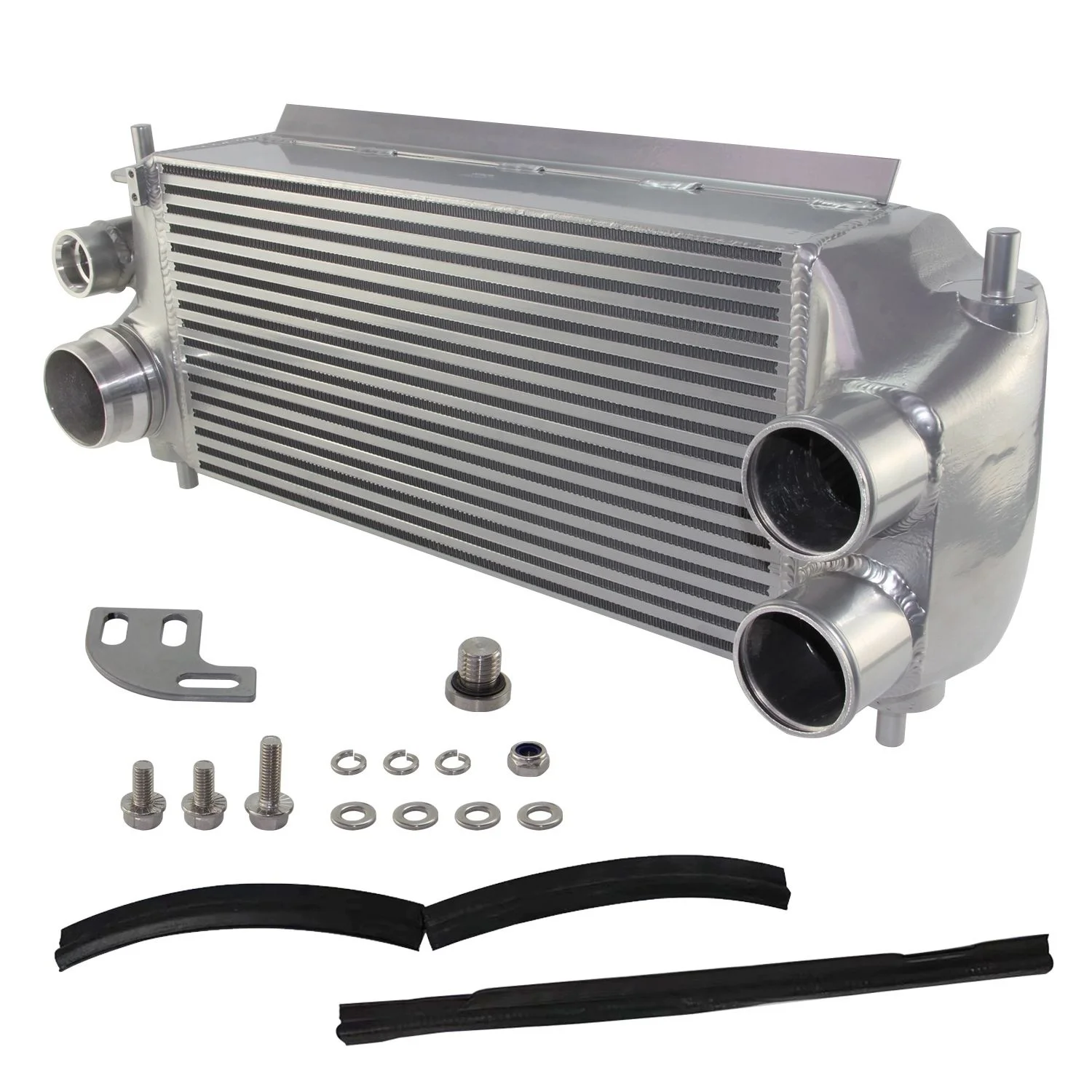 

Подходит для Ford F150 V6 2.7L 3.5-литровый EcoBoost 2015-2020 с турбонаддувом, алюминиевый интеркулер