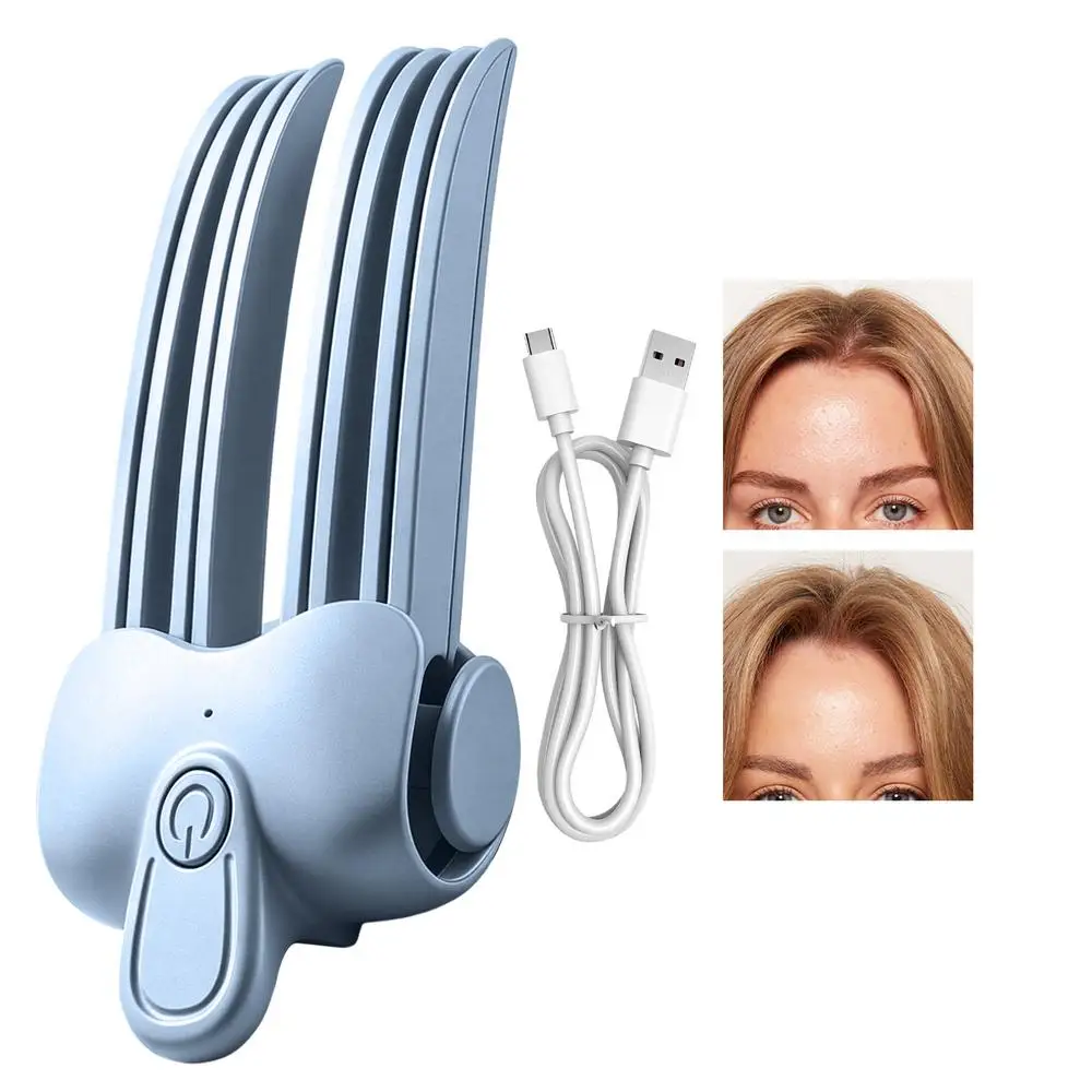 Kabellose Heiz-Root-Volumen-Clips, Anti-Verbrühungs-Haarwurzel-Flauschiger-Kamm für den Haaransatz, kabelloser Root-Lifter-Kamm für Zuhause und Friseursalon – Detail 5