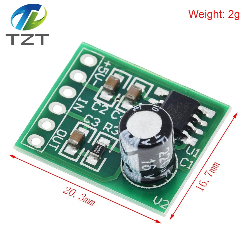 DIYTZT 5W MINI Audio Power Amplifier Board 3-5V XH-M125 XPT8871 Mono Amplifier Module Audio DIY Amplifiers Kit