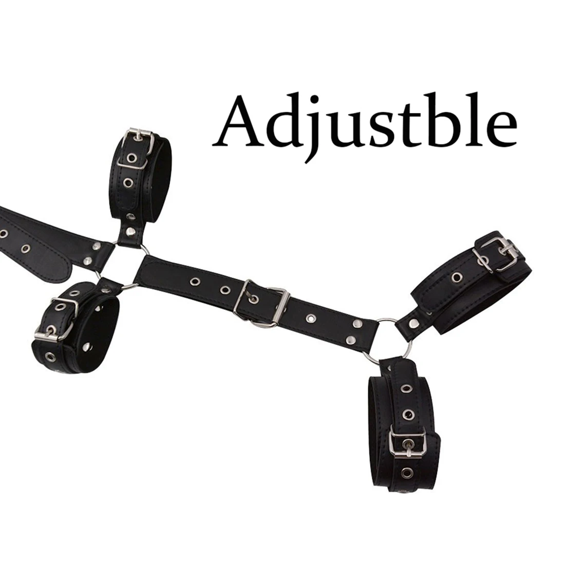 Bondage PU Leather Restraints Collar Fetish Sex Game BDSM Adult Toy Sex Shop Slave Neck Handcuffs Sex Products For Couple Gay 18