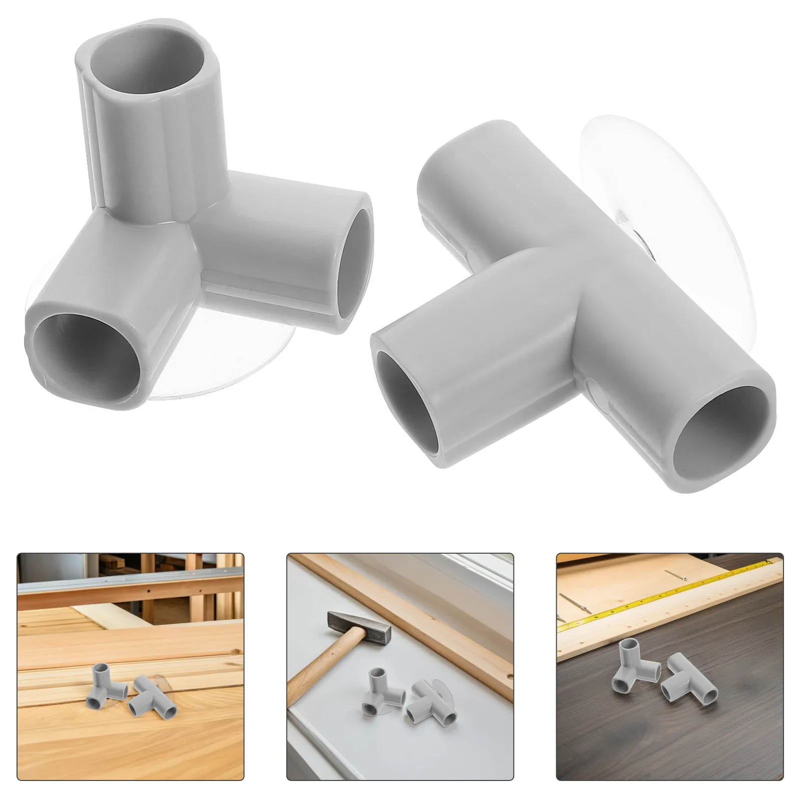 

8Pcs Playpen Connectors Set Plastic T-Shaped 3-Way Corner Joints for Indoor Safety Fences Play Yard Assembly Easy Install