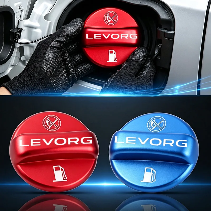 Car Fuel Cap Alloy Oil Box Lid Petrol Tank Cover for Subaru LEVORG Logo Outback Impreza Legacy Cover Accessories