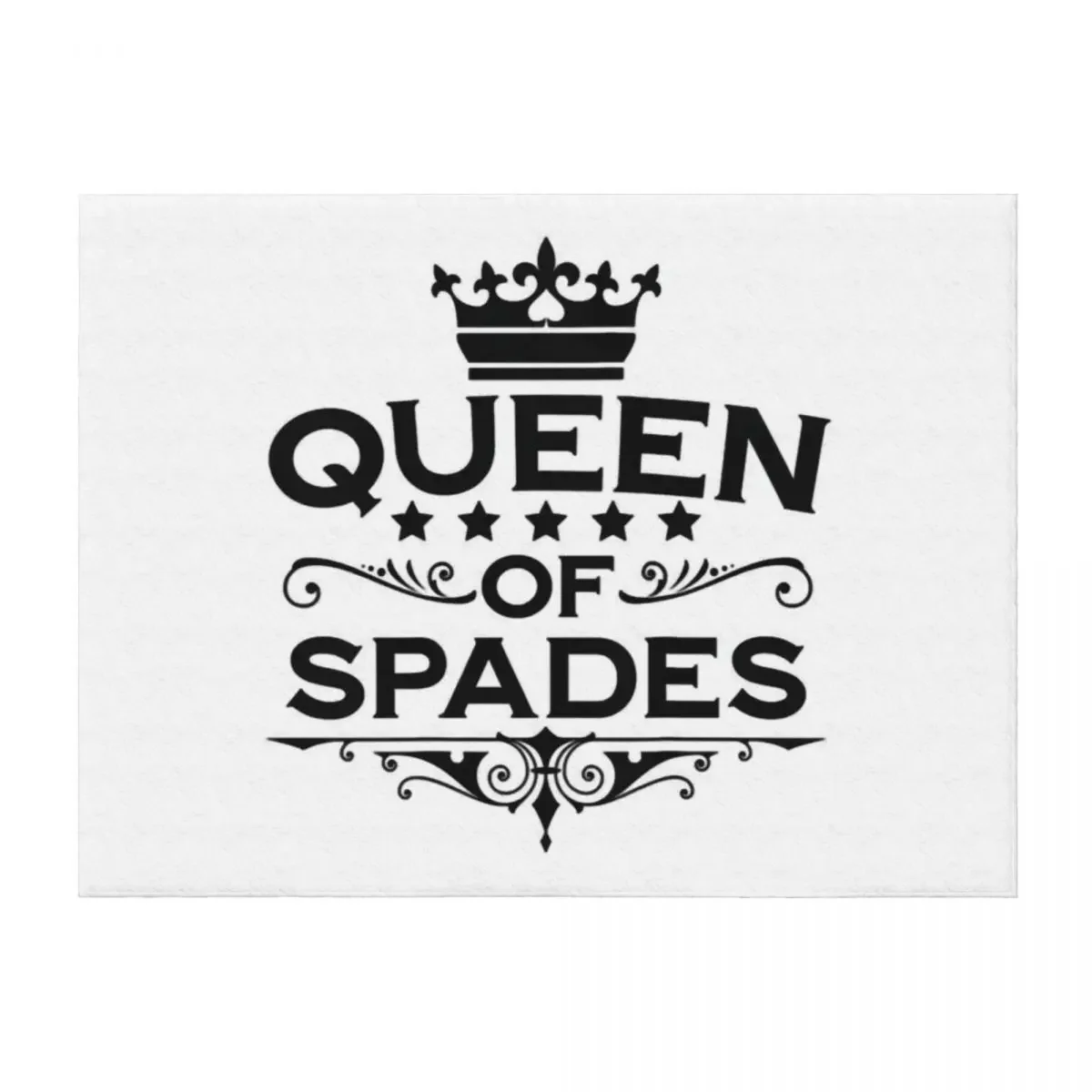 

Womens Queen Of Spades Clothing Qos apparel for Throw Blanket Thermals For Travel Sofa Quilt Sofa Throw halloween Blankets