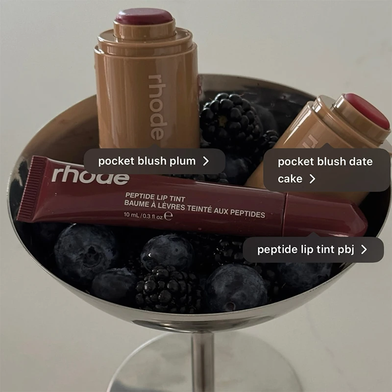 Brand Skin Balm Jelly Bean Lipgloss Spicy Marg Juice Box Pocket Blush Stick Lichtechtes, wasserdichtes Rouge, feuchtigkeitsspendender Lippenstift