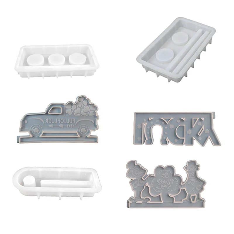 

Silicone Molds Candle Holder, DIY Combination Silicone Mold Candle Holder, Silicone Mold Candle Holder Durable Easy Install C