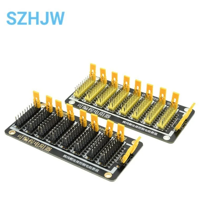 7 Seven Decade 1R - 9999999R Programmable Adjustable SMD Resistor Slide Resistor Board Step Accuracy 1R 1% 1/2 Watt Module 200V