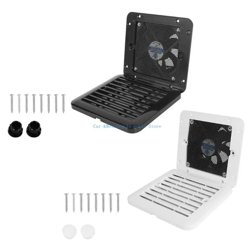 Y9UC Trailer Side Mount Ventilation Blower 12V 4.8W Quiet Exhaust Fan For Yacht Motorhome Boat Bathroom Kitchen Installation