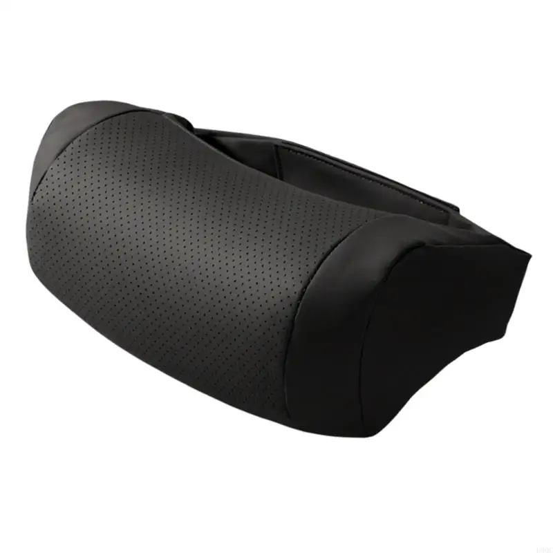 Body Adapted Car Neck Support Pillow From Strong Leather And Cotton Materials For Long Drives To Reduce Fatigue New