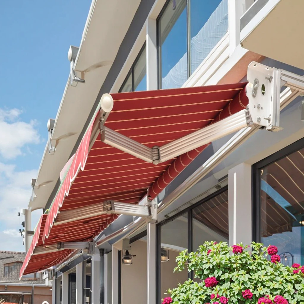 

Toscana Aluminum Alloy Polyester Retractable Electric Sunshade Canopy Remote Control For Modern Outdoor Patio Garden Awnings