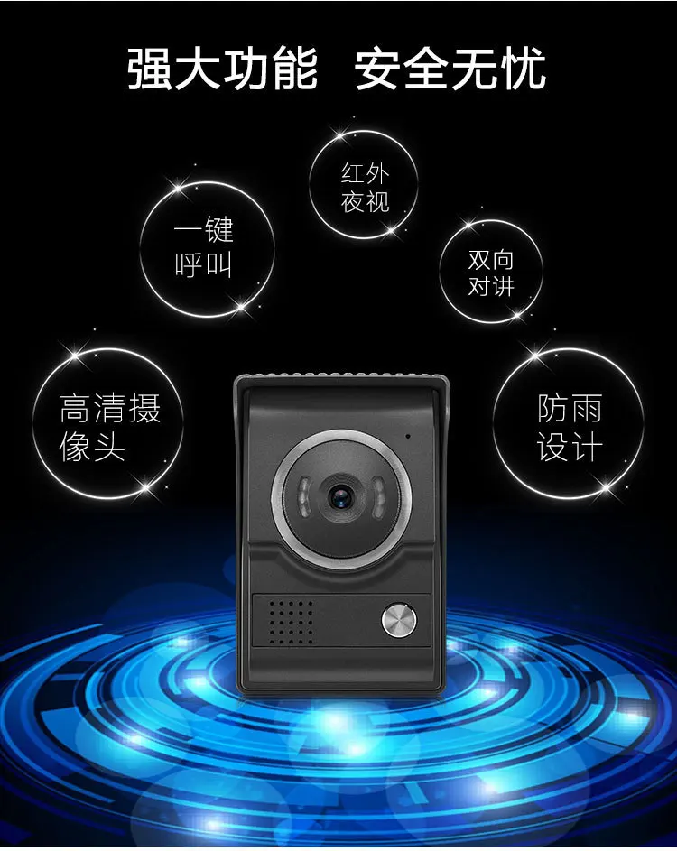 Tuya APP 2MP 1080P   Wired  WIFI IP Doorbell IR Night Vision Video Door Phone Wireless  Intercom Visual Doorbell  Camera