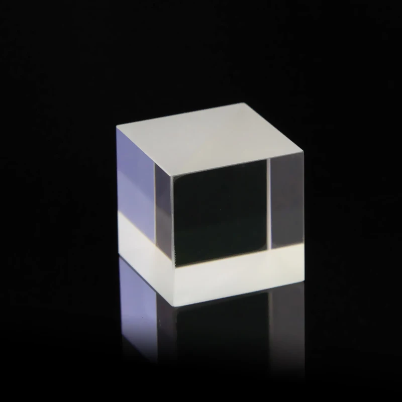 Optical Beam Splitter 20 * 20 * 20Mm Splitting Prism K9 Glass Spectral Ratio 50%:50% with Anti-Reflective Coating