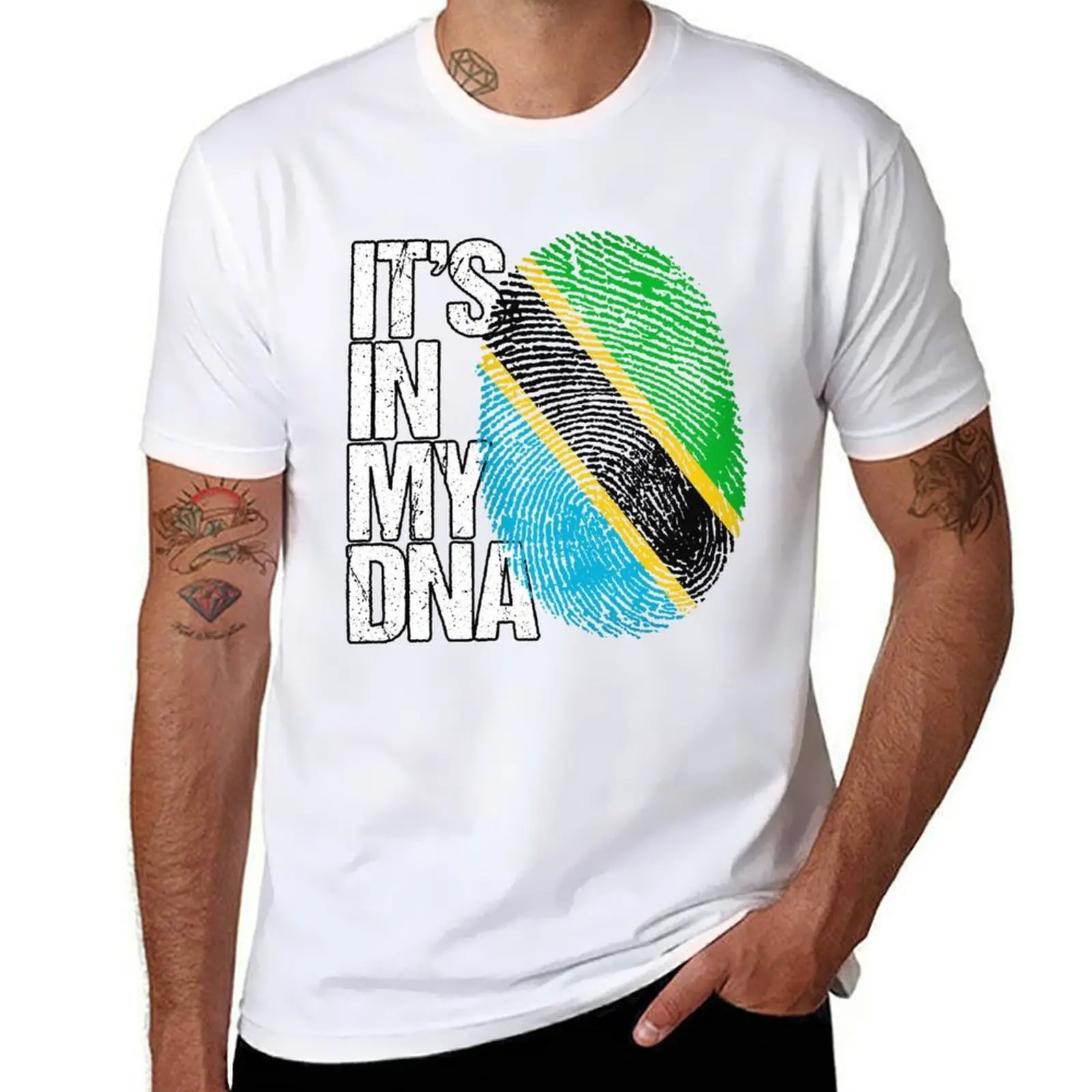

Tanzania Its In My DNA ,Tanzania dna , Tanzania gift, Tanzania womens, mens, funny gifts, roots, flag, proud, pride T-Shirt