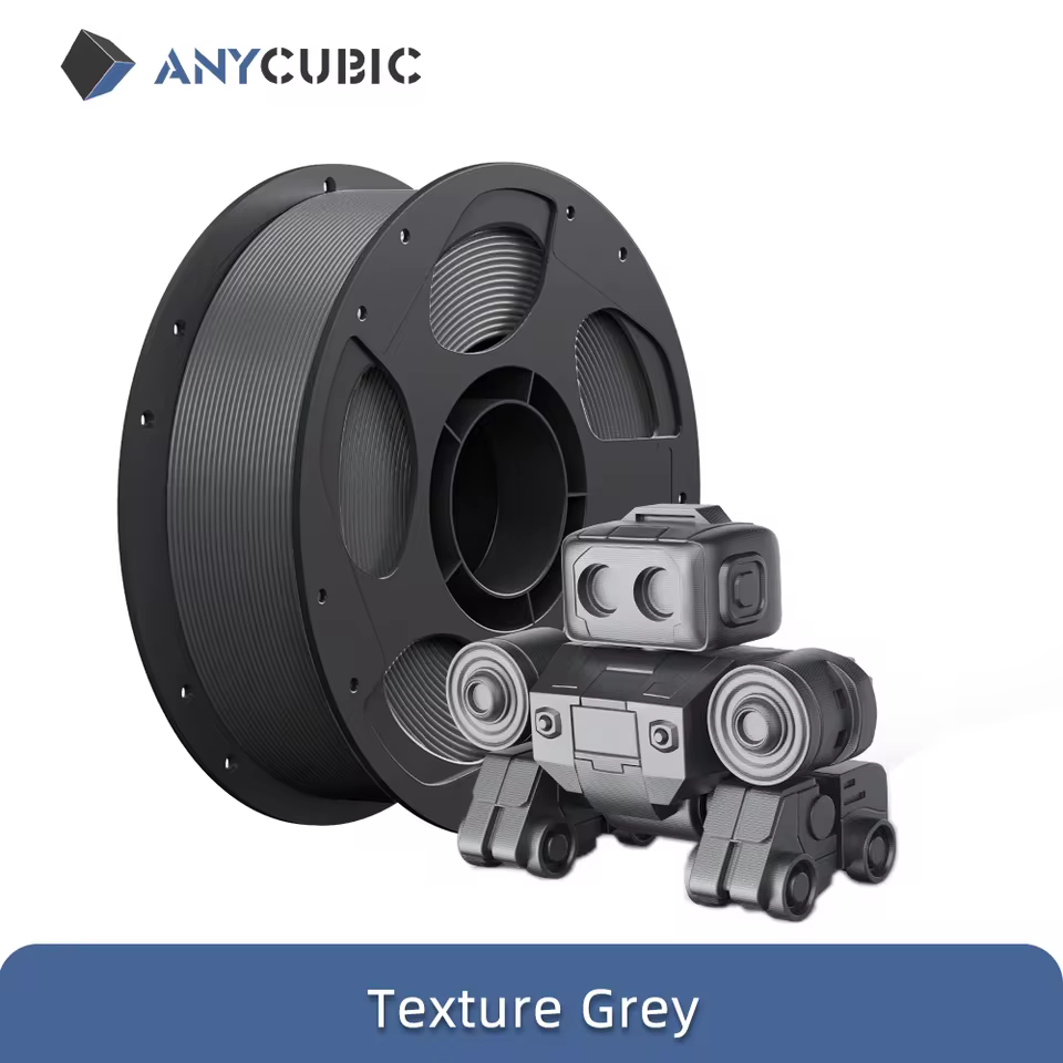 ANYCUBIC High Speed PLA (20kg). Black, Gray, White.