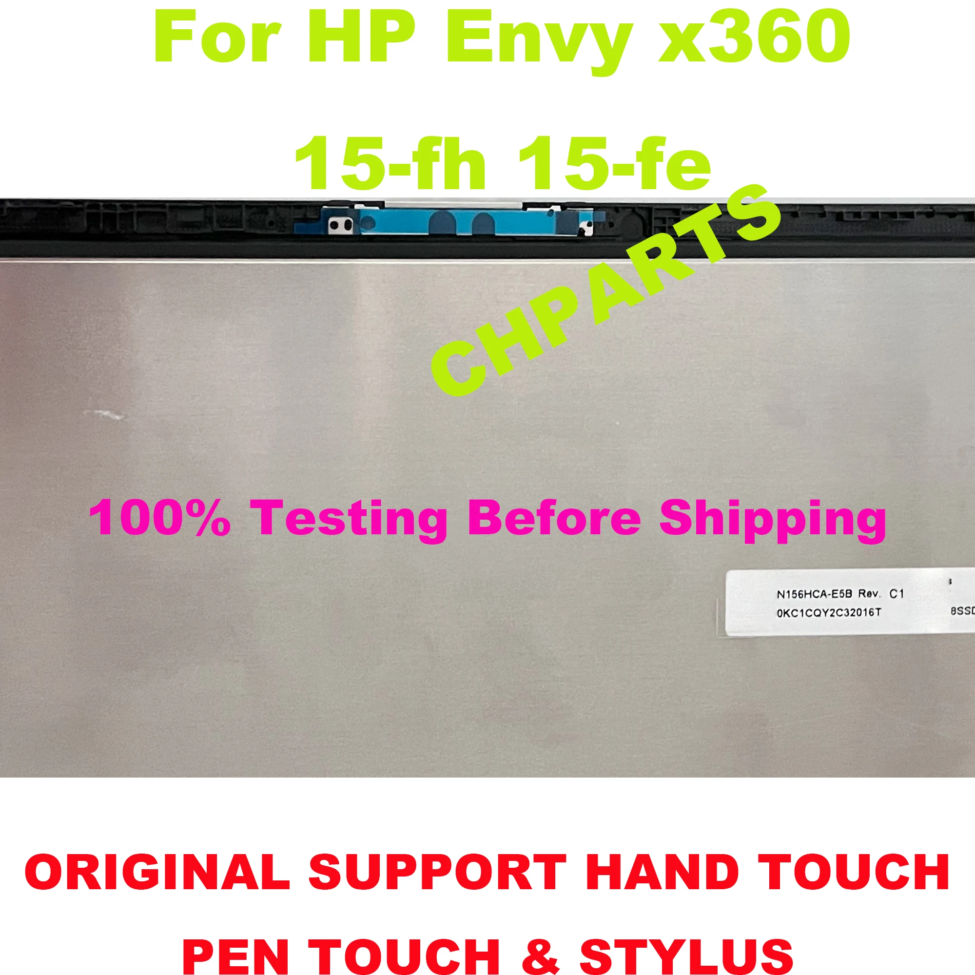 Imagem -03 - Lcd Touch Screen Digitador Conjunto de Exibição Painel Fhd Apto para hp Envy X360 15-fh 15-fe em 1