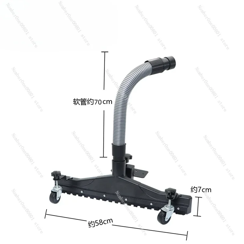 

Special Earth Brush for Industrial Bucket Vacuum Cleaner, Large Brush Head Nozzle Accessory While Pushing