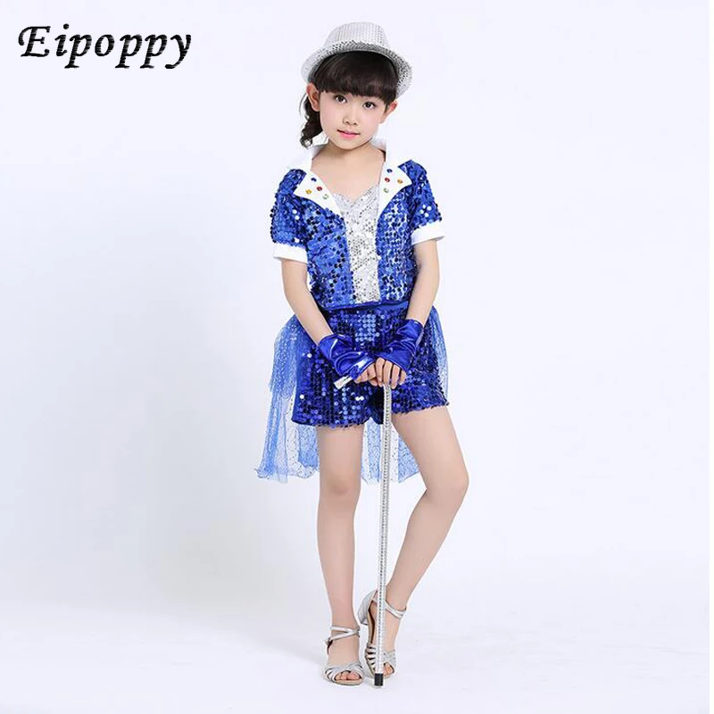 زي الرقص الحديث للأطفال ، الصبي ، الفتاة ، الصبي ، الفتاة ، الأطفال ، قاعة الرقص ، اللعبة ، الجاز ، الهيب هوب ، السراويل الراقصة وبلوزة