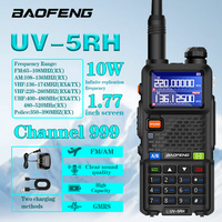 1PC Baofeng UV-5RH 10W Air Band Walkie Talkie Wirless Copy Frequency NOAA 999CH Long Range Upgraded UV-5R 5RM 2 way Ham Radio