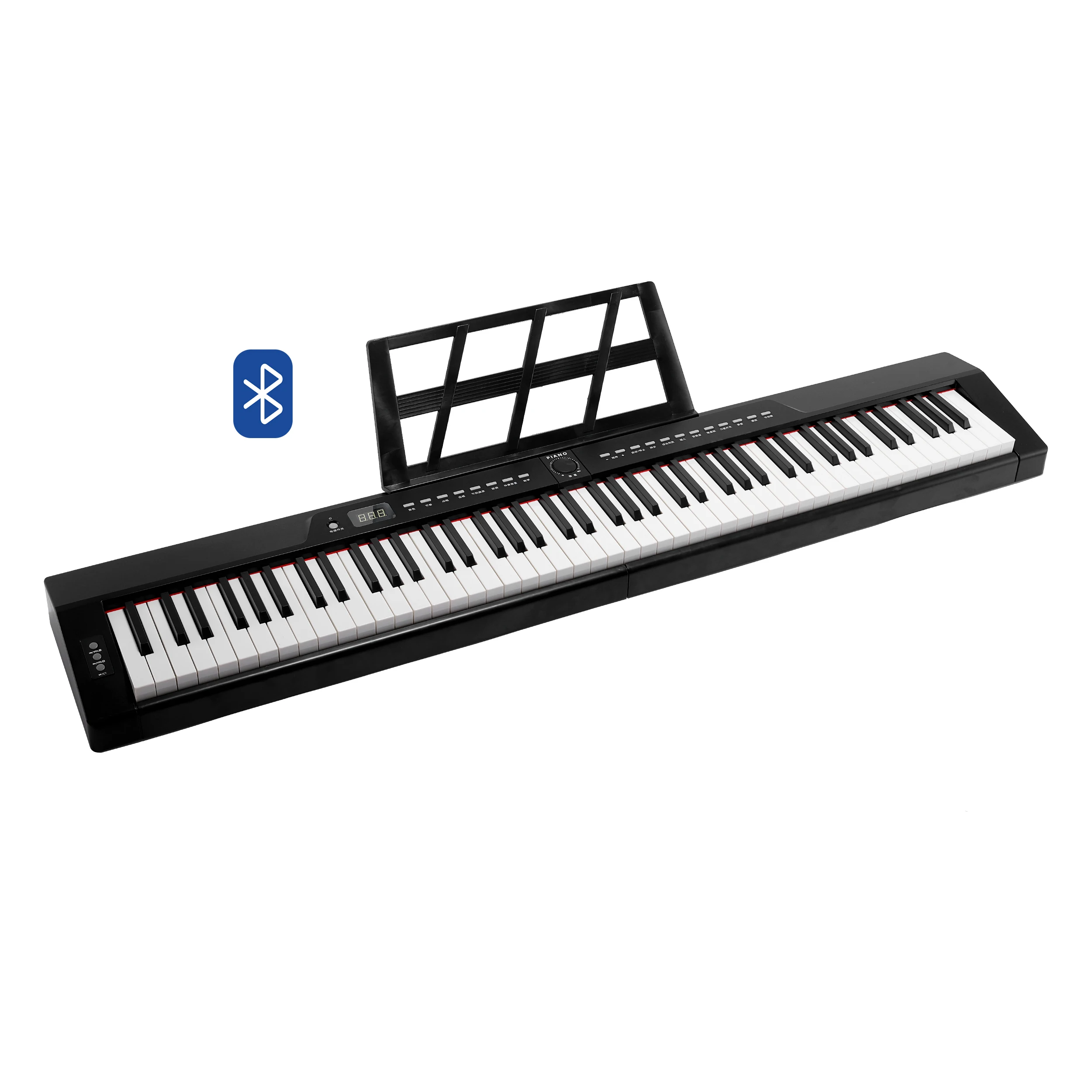 

MY MUSIC MY-882 88-Key LED Electronic Portable Grand Digital Midi Piano Keyboard Instrument Plastic Electric Organ