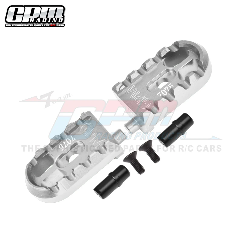 GPM-Jeu de repose-pieds de moto en aluminium 7075, LOSI 1/4, PromPain-MX