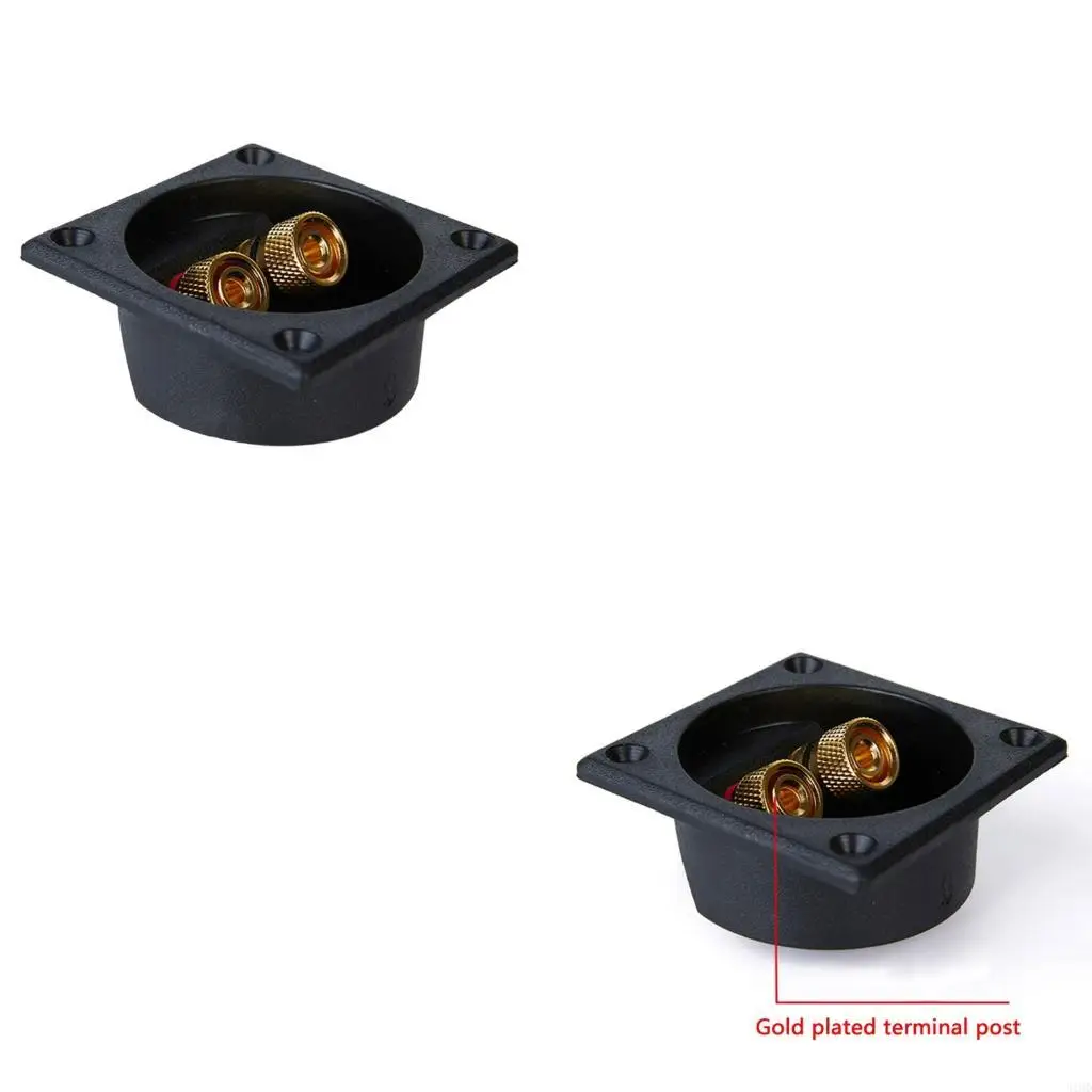 J1HD Высокая проводимость копперских терминалов Блок с 2 монтажными отверстиями для обновления звука домашнего автомобиля