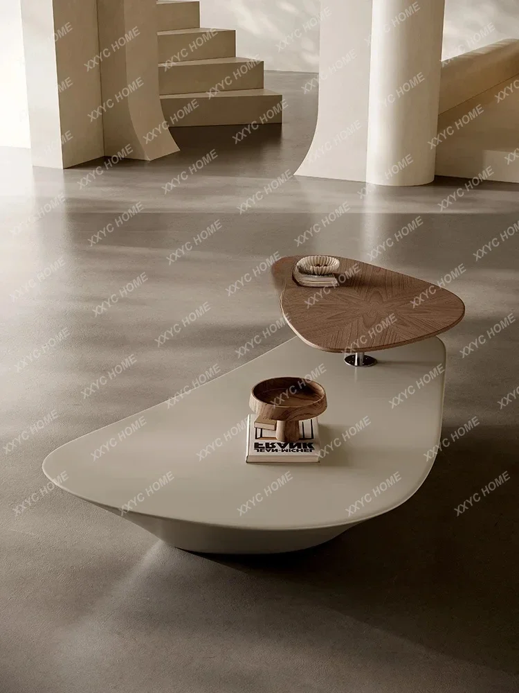 

Italian round Mid-Ancient Tea. Table Living Room. Modern Minimalist Tea Table Creative Villa.