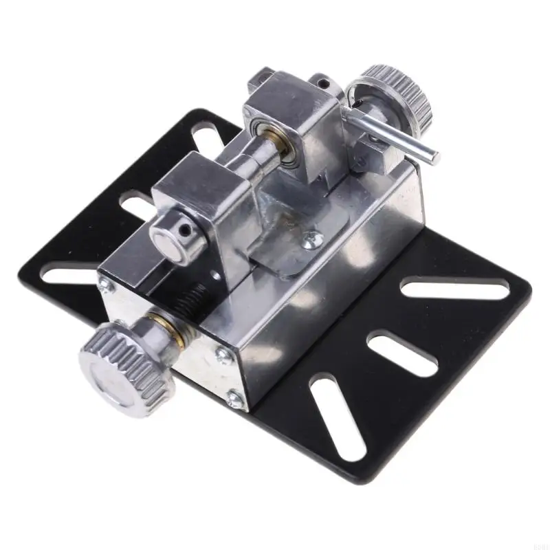 E0BE Aluminum Alloy Jewelry Hole Tool Pearls Stone Drilling Machine Bead Punching Holder Metal Plastic Drill