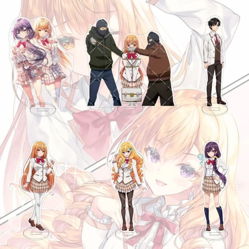 

Anime Rich Girl Caretaker Acrylic Stand Eleanor Voss Clara Bennett Model Figure Cosplay Plate Holder Topper keychain Toys