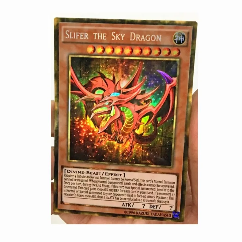 Yu Gi Oh Egyptian God TCG English Obelisk The Tormentor DIY Toys Hobbies Hobby Collectibles Game Collection Anime Cards