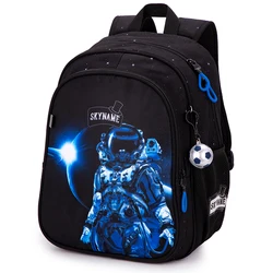 Children Orthopedic School Bags For Boys Cartoon Spaceman Backpack Waterproof Students Bookbag Kids Satchels Mochila Infantil