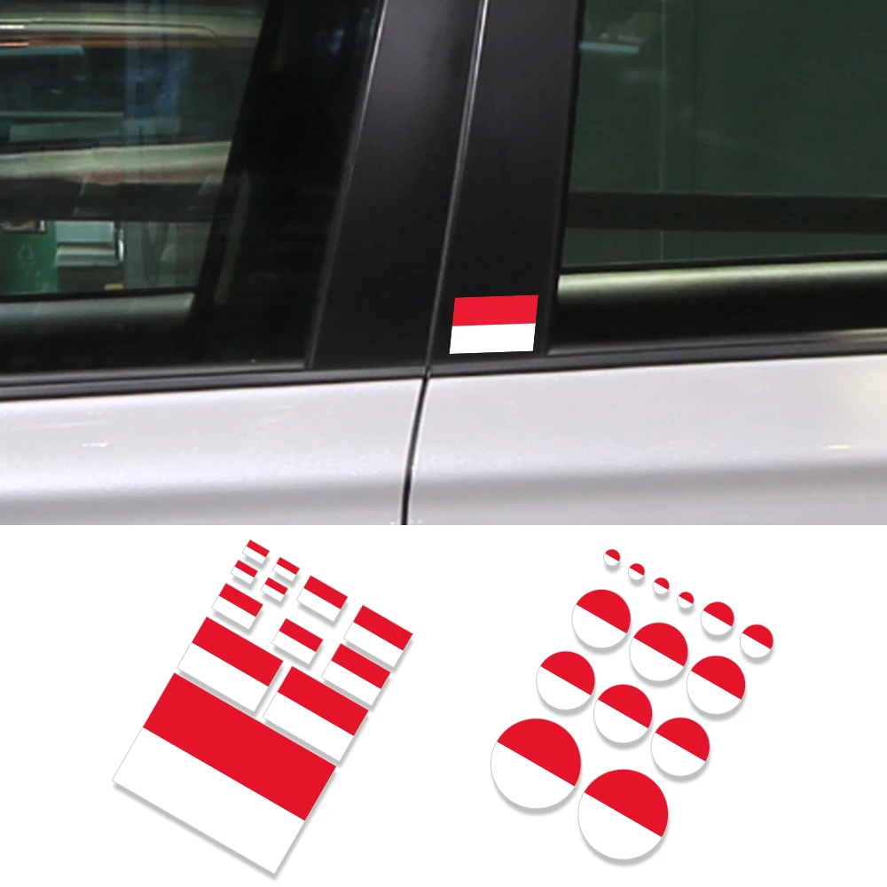 Various Polish Flag Styling Sticker Graphics I Love Poland National Country Decor Decal Vinyl Window Body Cover Auto Accessories
