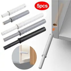 5PC Soft Quiet Cabinet Door Suction Closer Concealed Rebounder Dampers Buffers for Kitchen Cabinet Drawer Furniture Door Stopper