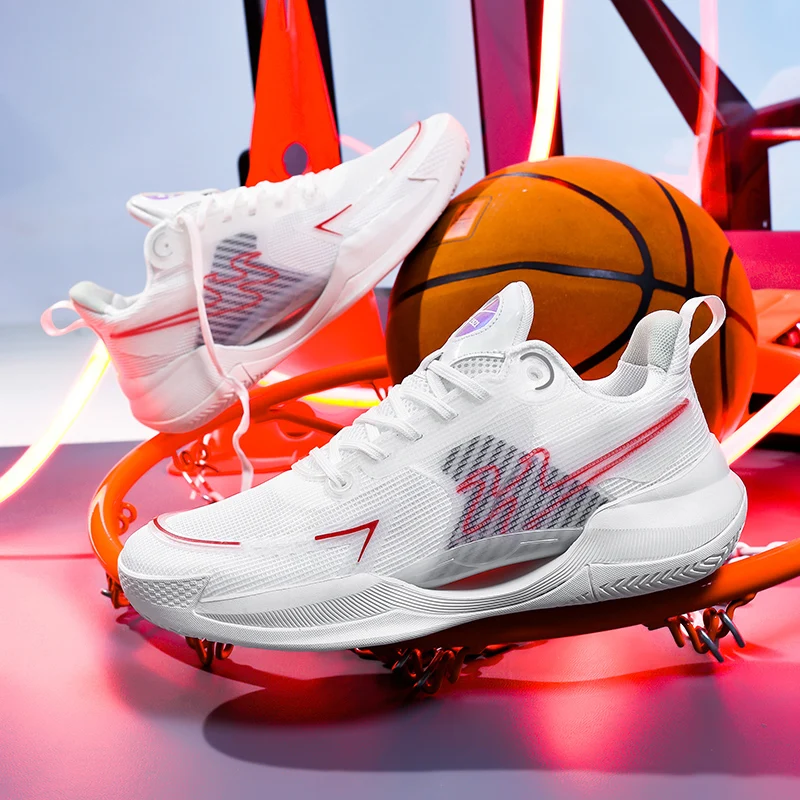 

Новые баскетбольные кроссовки 2026 года в нейтральном уличном стиле, модные и стильные, с амортизацией и защитой от скольжения