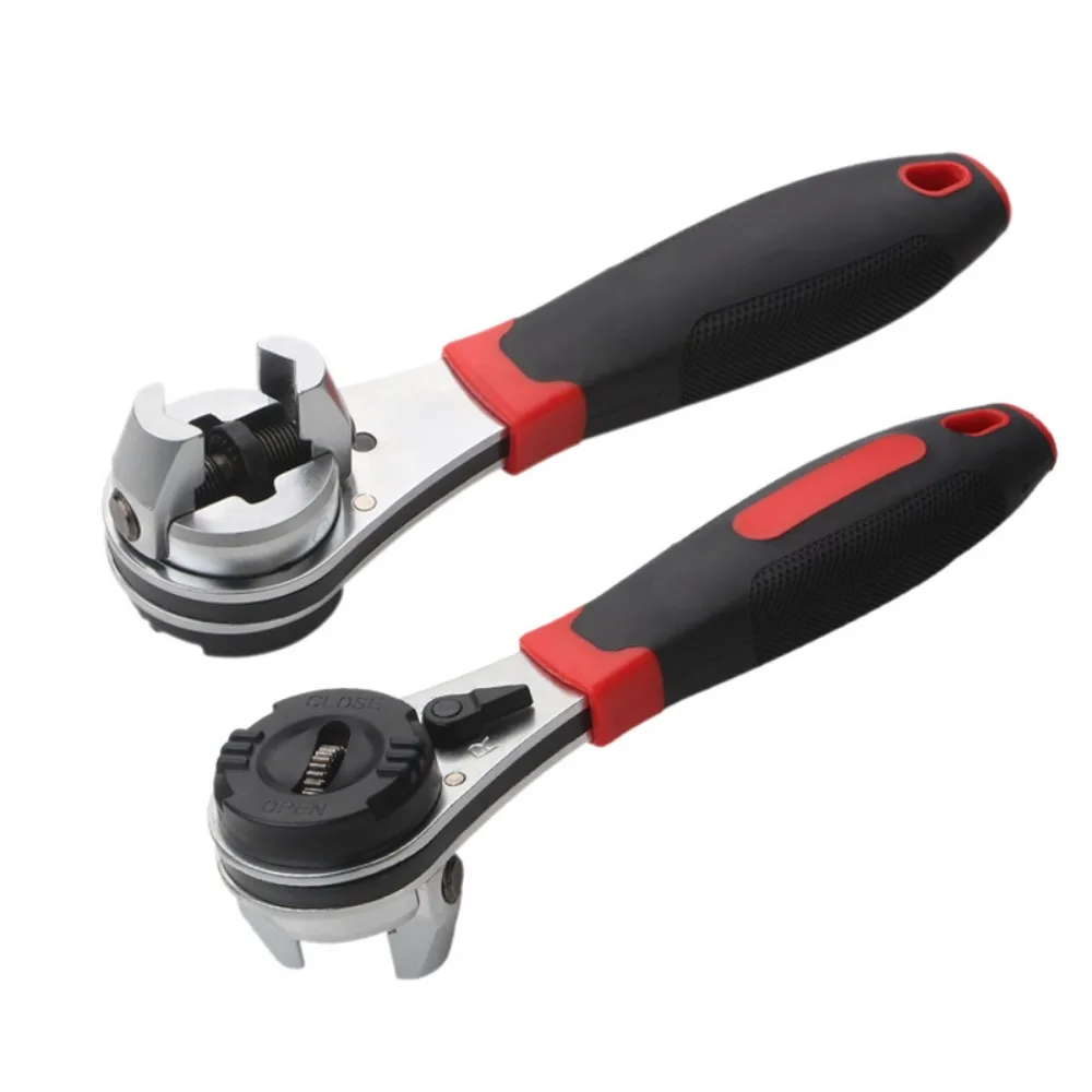 Imagem -05 - Chave de Catraca Ajustável Ferramenta Multifunções Aço Cromo Molibdênio Cabo Reto Universal 200 mm 622 mm
