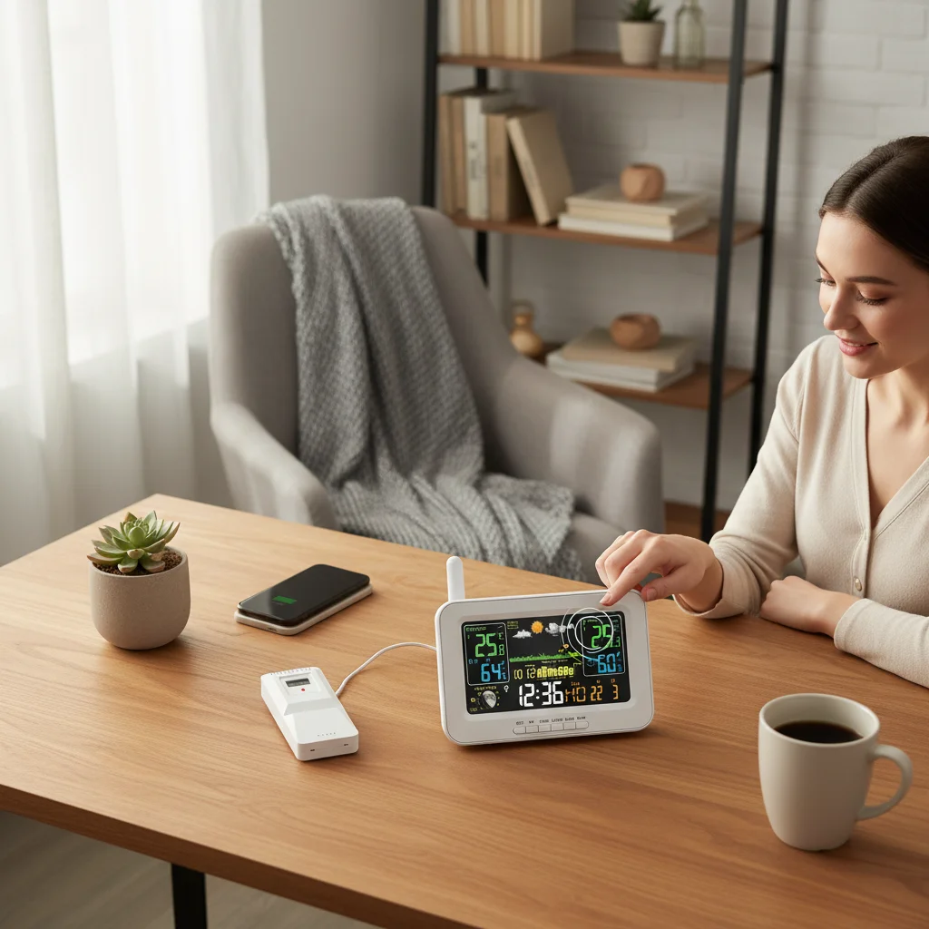 stazione-meteorologica-wireless-6-in-1-con-lcd-a-colori-previsioni-accurate-orologio-allarme-monitoraggio-della-temperatura-e-dell'umidita