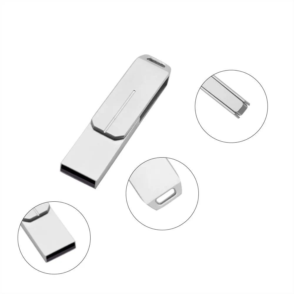 Kim Loại Mini USB 2.0 Ổ Đĩa Flash 4GB 8GB 16GB 32GB Personalise Thẻ Nhớ Dung Lượng Thực U-Đĩa Cle Usb 64GB Usb Memoria Dính