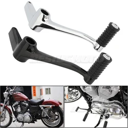 Controles delanteros para motocicleta, palanca de cambio de talón con clavija de cambio para Harley Sportster 883, 1200, XL883, XL1200, Forty Eight, X72, X48