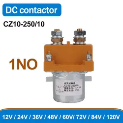 Contattore DC CZ10-250/10 250A NO Nomal Open 12V 24V 36V 48V 60V 72V 84V 120V