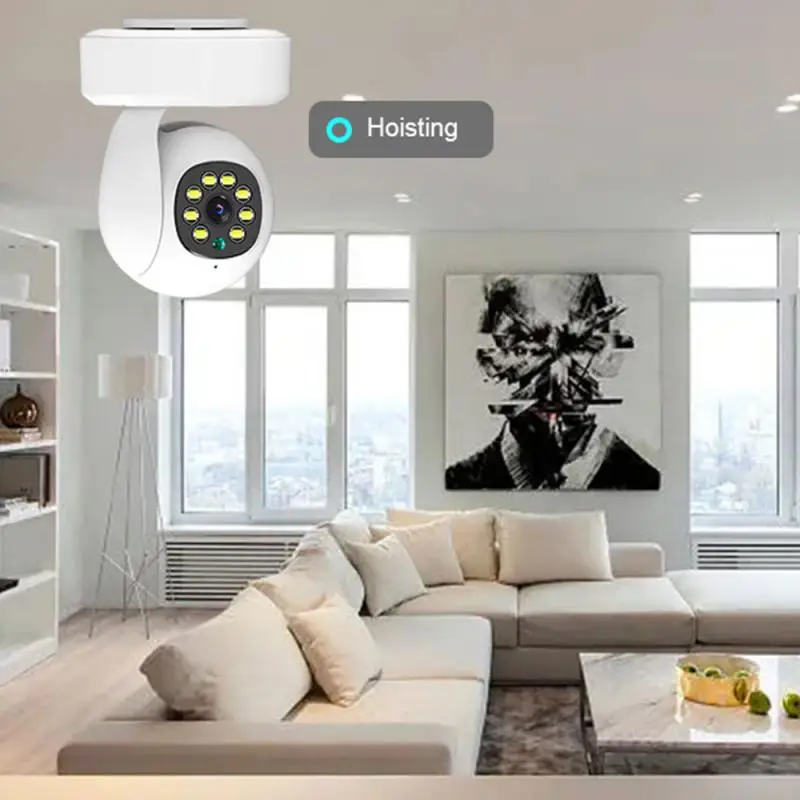 Imagem -03 - Tuya Wifi Smart Câmera 4k hd Image Qualidade Visão Noturna Infravermelha Visão Panorâmica de 360 ° Monitoramento Remoto ap Hotspot Smart Home