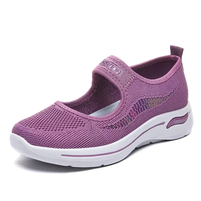 Women's Vulcanize Shoes Summer Soft Women Casual Shoes Comfortable Slip-on Female Sneakers Outdoor Anti-slip Tennis