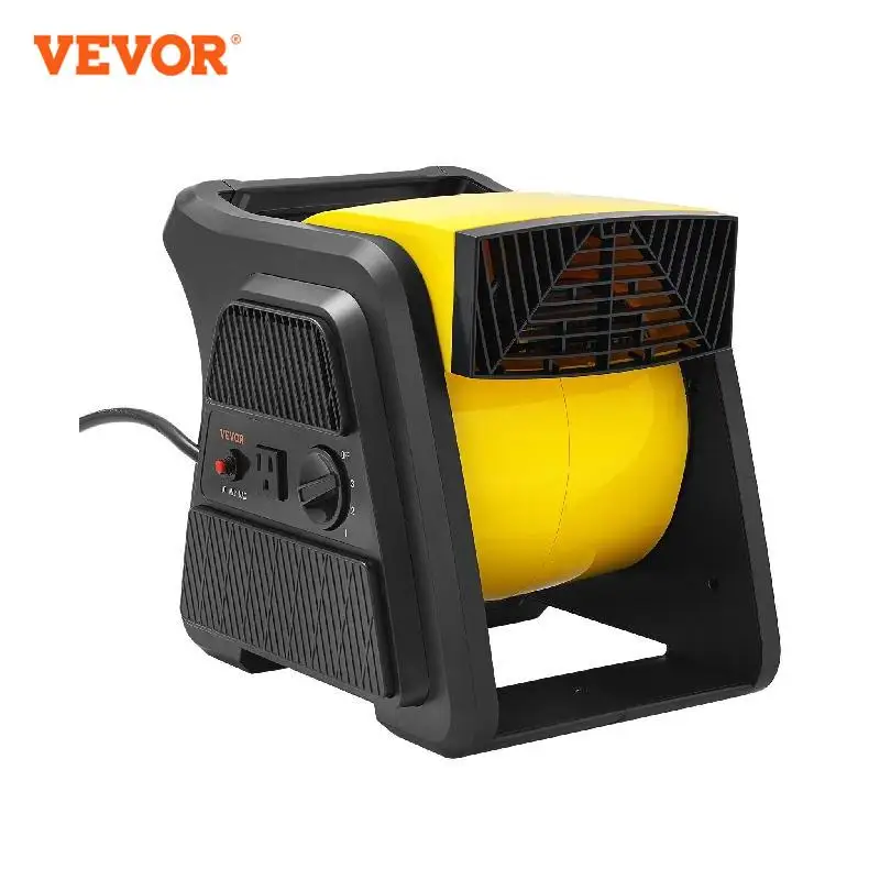 vevor pivotante ventilador utilitario 600 cfm high velocity floor blower 300 angulo de sopro air mover para secagem domestica refrigeracao ventilacao 01